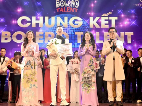 Thí sinh Đình Thụy đoạt giải khuyến khích cuộc thi Bolero Talent 2022