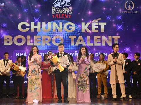 Thí sinh Lê Xuân Long đoạt giải khuyến khích cuộc thi Bolero Talent 2022