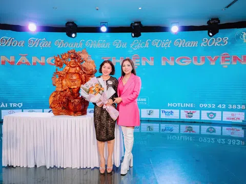 Tấm lòng vàng của doanh nhân Liêu Thị Mỹ Hạnh được lan tỏa tại cuộc thi Hoa hậu Doanh nhân Du lịch Việt Nam 2023