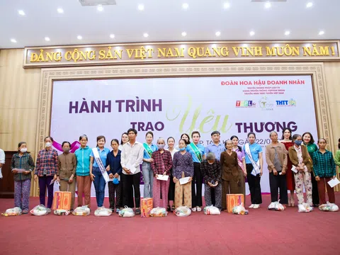 Hành trình trao yêu thương tại cuộc thi Hoa hậu Doanh nhân Châu Á Việt Nam 2023