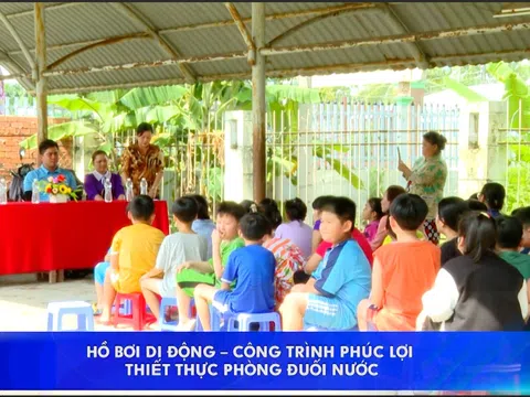 HỒ BƠI DI ĐỘNG – CÔNG TRÌNH PHÚC LỢI THIẾT THỰC  PHÒNG ĐUỐI NƯỚC