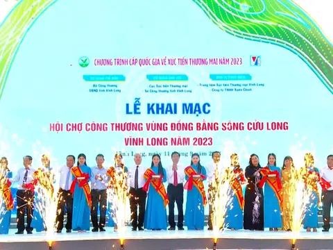 LỄ KHAI MẠC HỘI CHỢ NGÀNH CÔNG THƯƠNG  VÙNG ĐBSCL – VĨNH LONG NĂM 2023