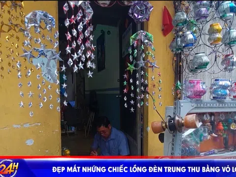 SỨC HÚT CỦA NHỮNG CHIẾC LỒNG ĐÈN TRUNG THU BẰNG VỎ LON