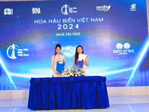 Thương hiệu áo tắm SeaArea Swimwear cùng Hoa Hậu biển Việt Nam 2024 ký kết hợp tác - SeaArea Swimwear trở thành đơn vị tài trợ áo tắm cho đêm chung kết