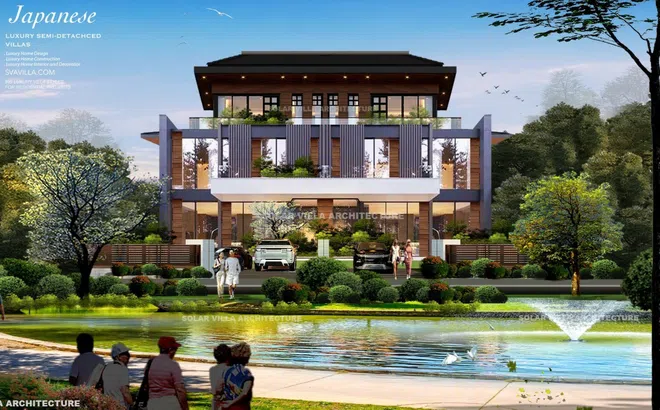 Phong cách kiến trúc Nhật Bản trong BST "999 Luxury Villa Styles" của công ty SVA