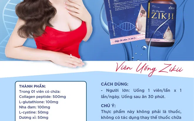 SỰ THẬT VỀ VIÊN UỐNG TRẮNG DA HUỶ NÁM ZIKII